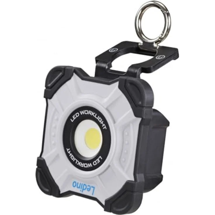 Ledino LED Akku-Handleuchte Schönau, 10 W, 1.000 lm 11140104001024 (Akkuhandleuchte Handleuchte Handlampe Arbeitslampe Arbeitsleuchte Strahler Baustellenstrahler Baustellenleuchte Baustellenlampe) – Bild 2