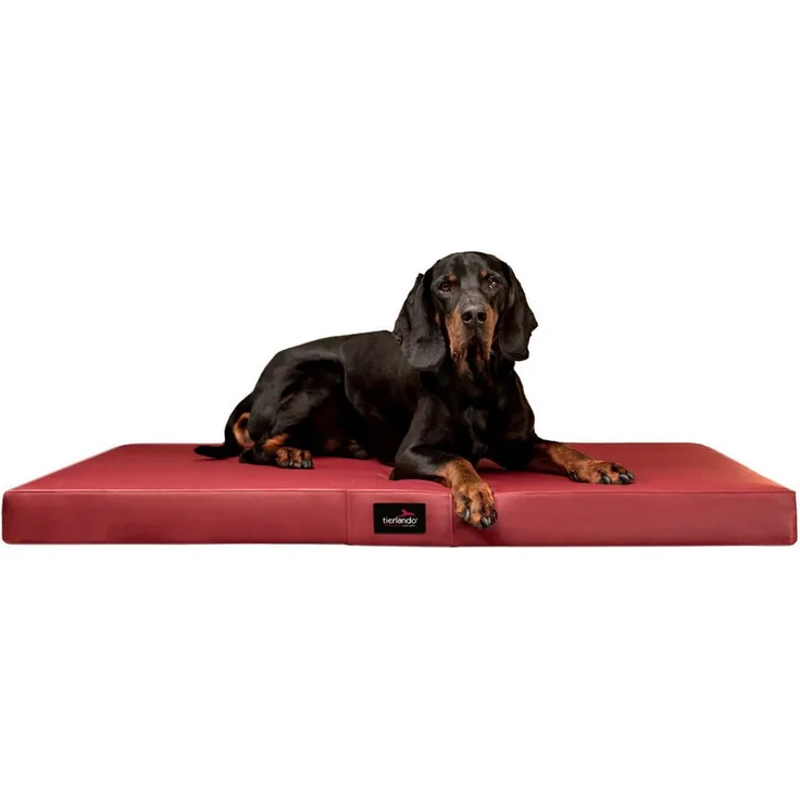 tierlando® Orthopädische Hundematratze ALICE EASY CLEAN Kunstleder Hundebett, Allergikerfreundlich, in vielen Farben