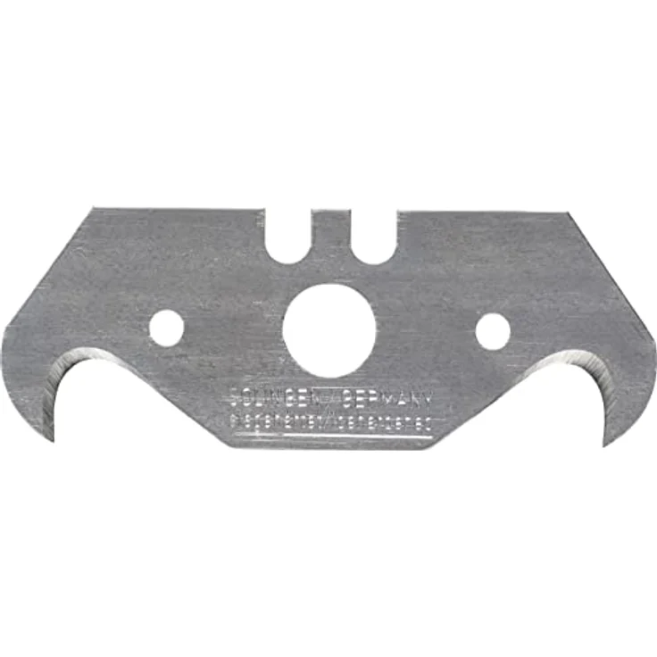 kwb 024306 Ersatz Trapez-Hakenklingen, 49 x 19 x 0,5mm, 6 Stück, rasiermesserscharf in Sicherheits-Spenderbox – Bild 1