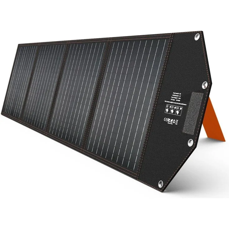 Hyrican Solarmodul Solar Modul PV-100X1 100Watt / 18V, Mono-Silizium, faltbar, DC-Anschluss, für UPP-600 & UPP-1200