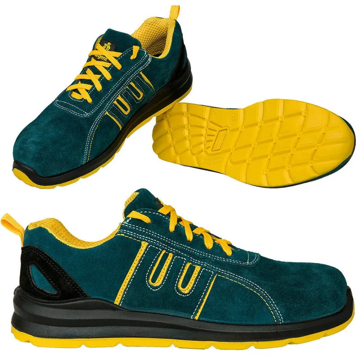 URGENT Arbeitsschuhe Modell 212OB, Sportliche Schutzschuhe ohne Stahlkappe aus Wildleder, Gr. 41, NEU