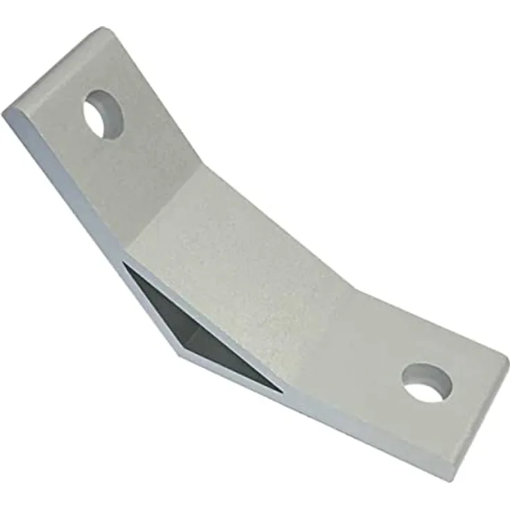 SCHMIDT systemprofile Innenwinkel 135 Grad, Aluminium Winkel Verbinder 60x60x32mm, Materialstärke 6mm, Bohrung-Durchmesser 9mm