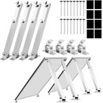 Firend Aufständerung Solarmodul Halterung Balkonkraftwerk Flachdach PV VERSTELB 15-60° (2 Paneele SET 30°-60°), Aluminium, verstellbare Länge 400-1160 mm, Winkel 15-60° - Preisvergleich