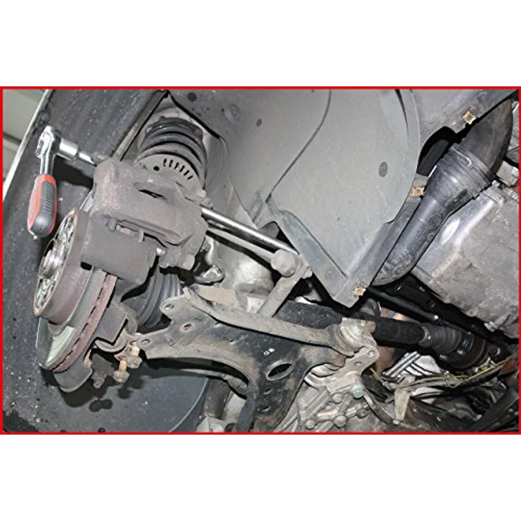 KS Tools Drehmomentschlüssel 1/2" XXL Kipp-Verlängerung 600 mm, matt satiniert, Chrom Vanadium, Kugelarretierung – Bild 6