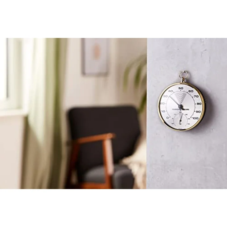 TFA Dostmann 45.2007 Thermo-/Hygrometer Gold – Bild 2