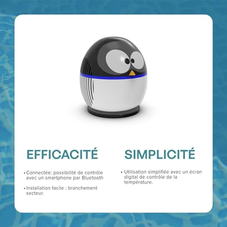 Pool Wärmeanlage Wärmepumpe Pinguin 4 kW – Bild 2