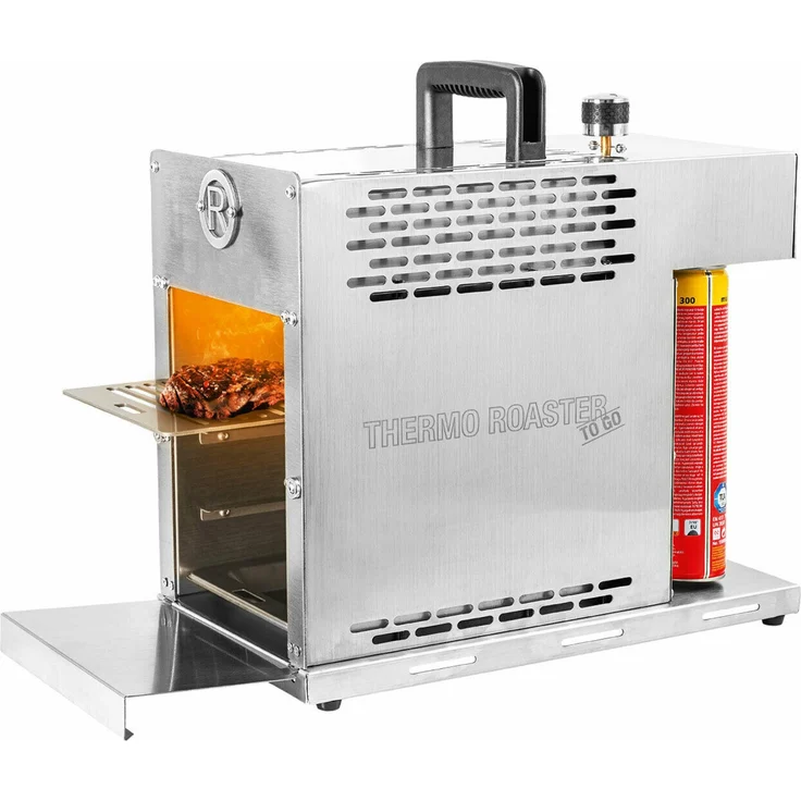 Walter Thermo Roaster To Go, Mobiler Gasgrill mit Zubehör und Tragegriff, Multigas, 4,0 kW
