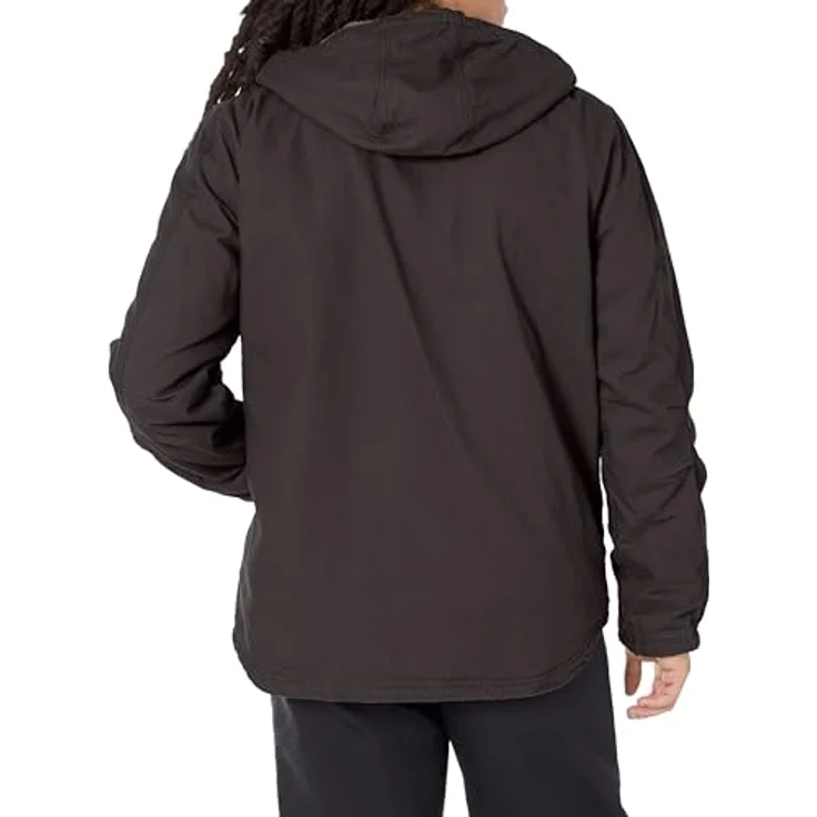 Dickies Sherpa Lined Hooded Duck Jacket, Arbeitsjacke aus 100% Baumwolle mit windabweisendem Robuster Duck-Stoff, schwarz – Bild 4