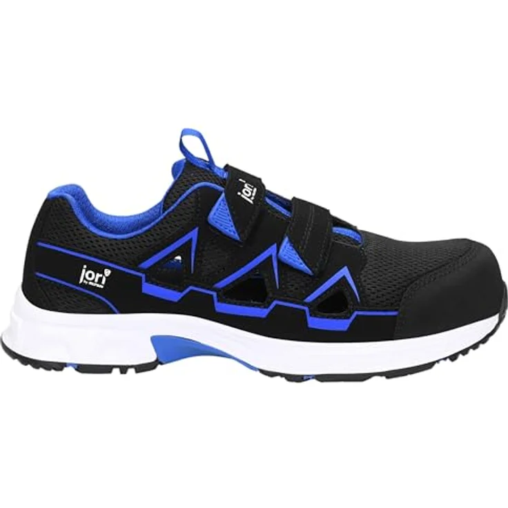 Jori jo_SPEEDY black-blue Easy ESD S1P Sicherheitsschuh, atmungsaktives Textilfutter, gepolsterte Lasche, Gummi/EVA Sohle – Bild 2