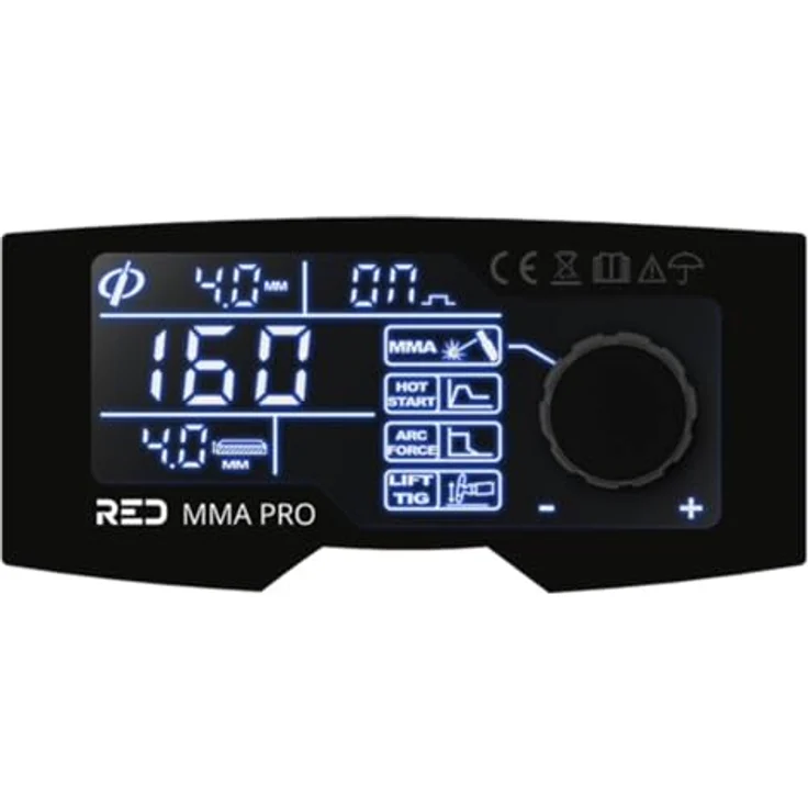 Lorch RED MMA 160 Pro Elektroden-Schweißgerät, 10 - 160A, kompakt und handlich mit Hot Start und Pulsfunktion – Bild 2