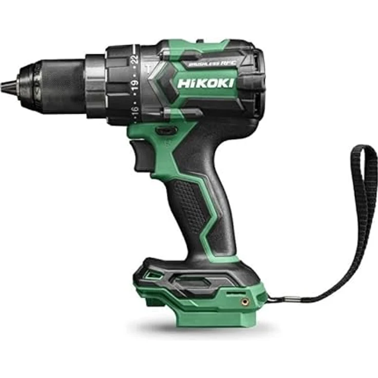 Hikoki Akku-Schlagbohrschrauber DV18DC (Basic) (HSC II), bürstenloser Motor, 140 Nm Drehmoment, 13 mm Schnellspannbohrfutter, ergonomisches Design – Bild 2