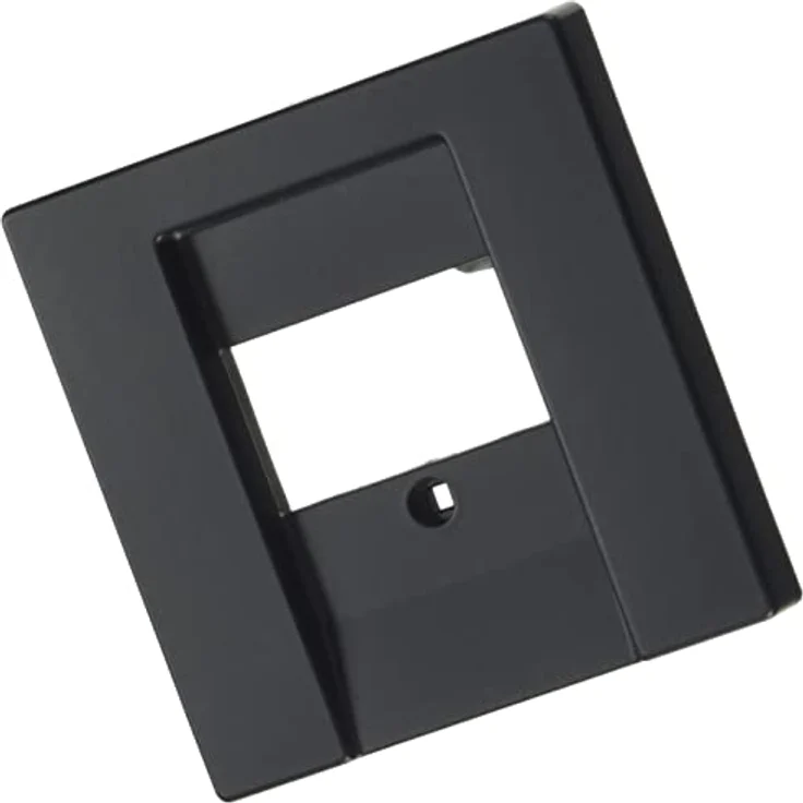 Busch-Jaeger 1766-885 Zentralscheibe Schwarz Matt, Kunststoff (lackiert), für Plattform 63-Serie, integrierte Telekommunikations- und Lautsprecheranschlüsse – Bild 3