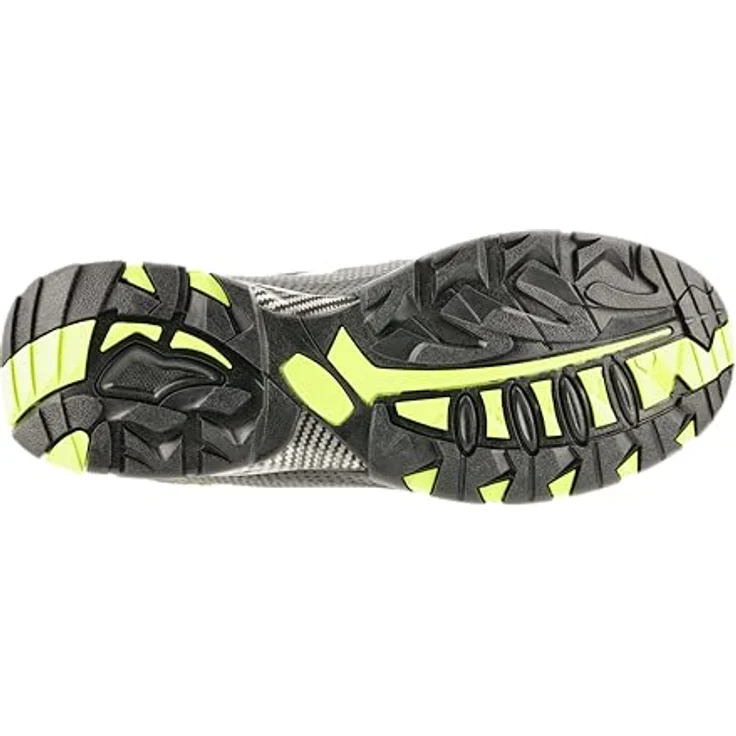 Högert Technik PAGLAU Schutzsandalen LACE System S1PS SR FO, Sicherheitsschuhe Herren, schwarz/grün, Größe 42, atmungsaktiv mit rutschhemmender Sohle – Bild 5