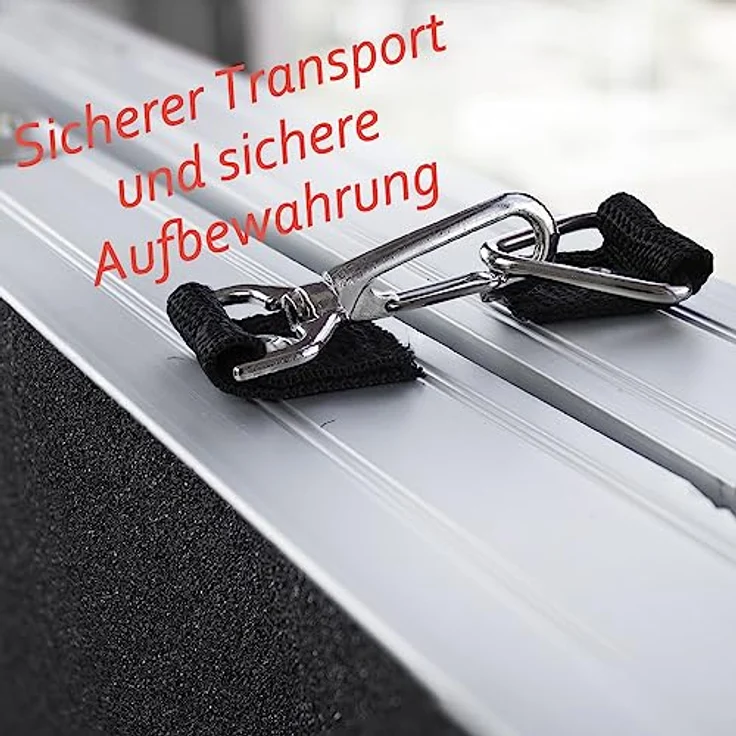 Hunderampe Hundetreppe Auto Kofferraum Treppen Rampe Einstiegshilfe für Hunde Klappbar Aluminium Auswahl Längen 5 cm Belastbar bis 150 kg Petigi, Länge:122 cm – Bild 5