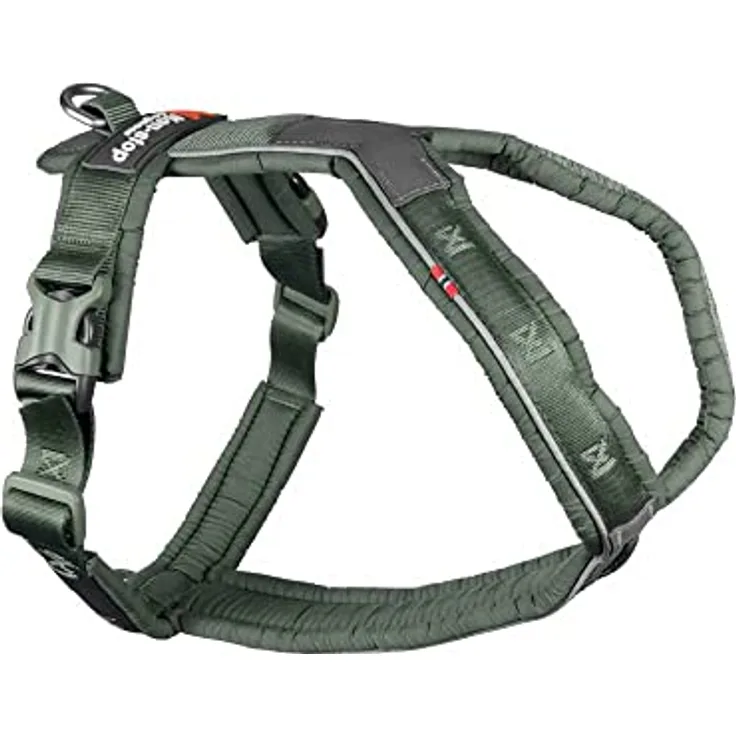 Non-stop dogwear Line Harness 5.0, Führ- und Alltagsgeschirr, Größe G 4, Farbe Grün