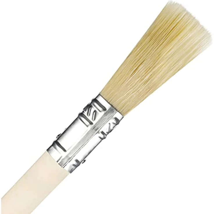 Kurtzy 12 STK Wiederverwendbares Pinsel Set - 6 cm Pinselkopf, Malerpinsel Größe 19,5cm - Lackpinsel für Lacke, Farben, Klebstoffe, Gesso & Beizen - Acryl Pinsel für Malerbedarf – Bild 4