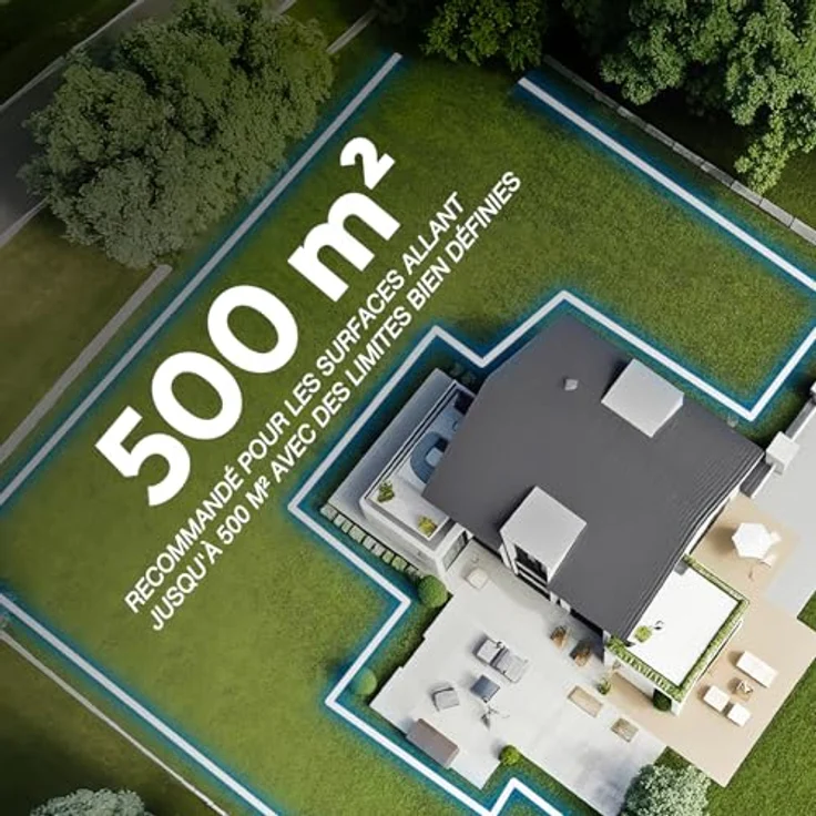 SUNTEK SRM3050 RTK+Vision+TOF Mähroboter, Kabellose Präzision mit App-Steuerung, Multizonen-Management, Hinderniserkennung für 500 m² – Bild 2