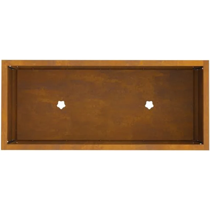 vidaXL Hochbeet aus Cortenstahl, rechteckig 60x26x45 cm, braun, wetterfest, für Innen- und Außenbereiche – Bild 8
