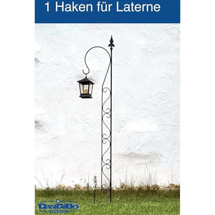DanDiBo Rankhilfe mit Halter 23299 Rankgitter aus Metall H-144 cm B-27 cm Kletterhilfe – Bild 4