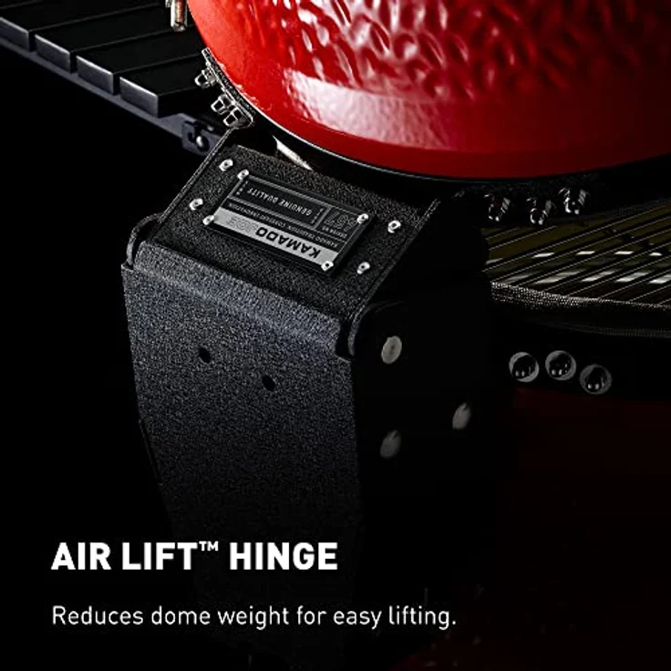 Kamado Joe Classic II Freistehend - Keramikgrill Holzkohlegrill Rot – Bild 7