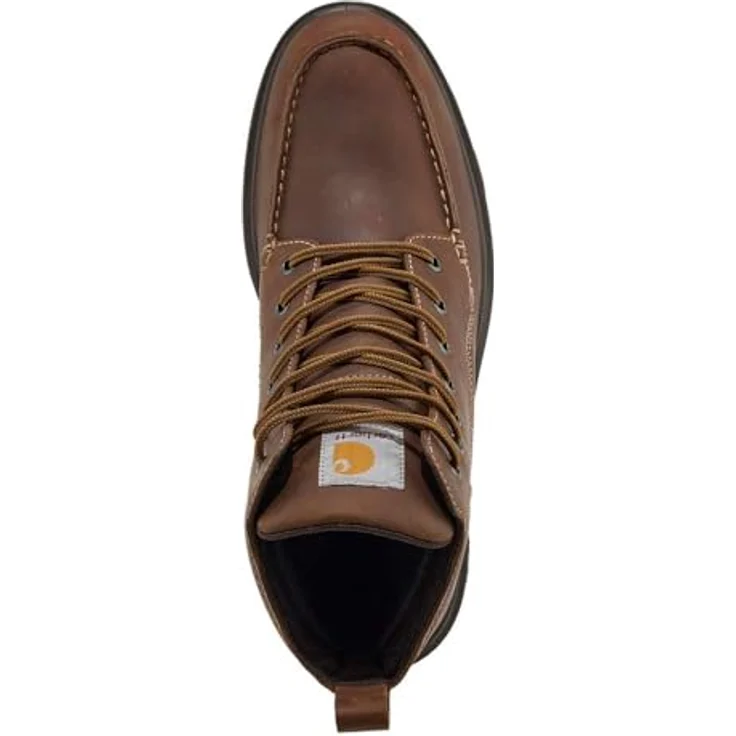 Carhartt Greenfields 2 Workboot 400021, wasserabweisender Arbeitsstiefel aus dunkelbraunem Vollrindleder, Größe 44, sicherheitszertifiziert mit Stahlkappe – Bild 5