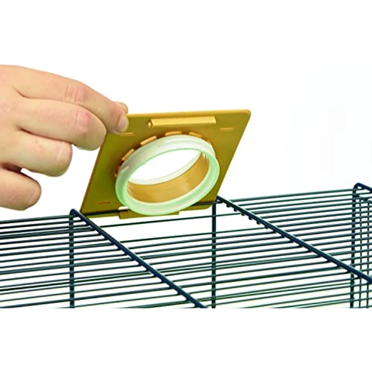 Nobby 9394 Viereck-Verbindungsring, Verbindungsstück für ausgewählte Käfige für Kleintiere – Bild 3