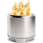 Solo Stove Feuerschale „Bonfire“ 1.0 - Outdoor-Kamin aus Edelstahl, mit Standfuß, raucharm - Tragbare Feuerstelle für Terrasse, Garten - Feuertonne, Holzofen, Feuerkorb - ⌀ 49,5 cm, Höhe 44,5 cm
