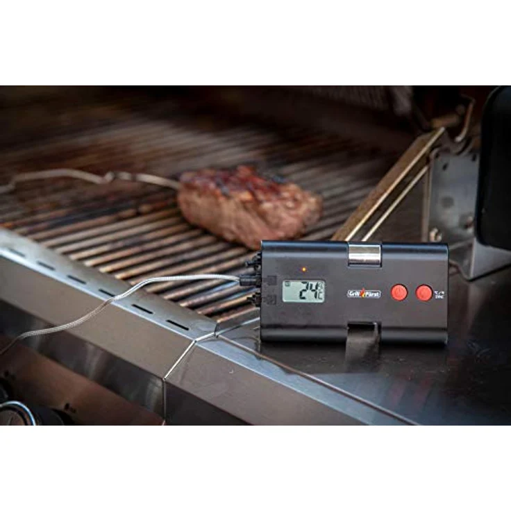 Grillfürst Grillthermometer - Funk-Thermometer - Fleischthermometer - Bratenthermometer – Bild 3