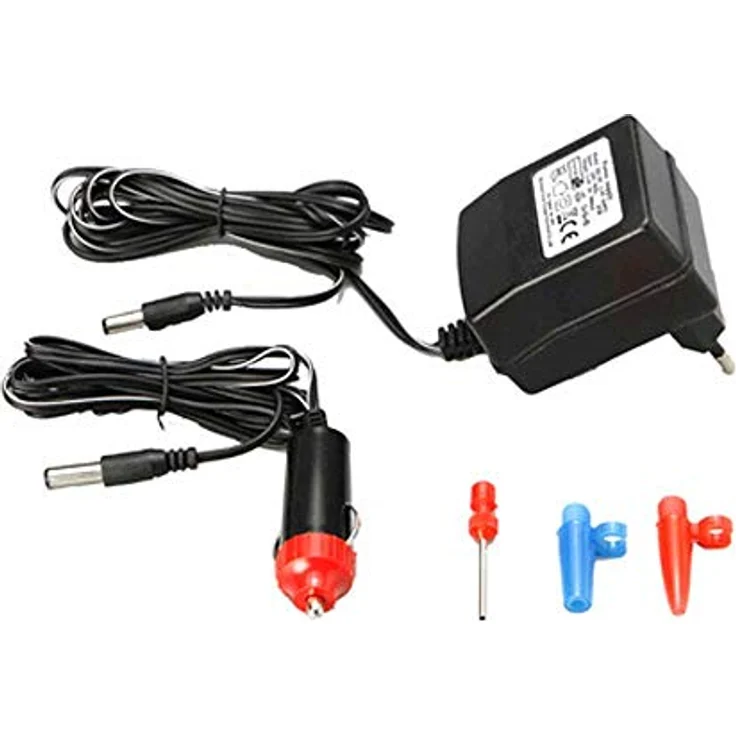 Cartrend Power Station, mit Kompressor wiederaufladebare Lithium-Ionen Batterie, geringe Selbstentladung, mit integrierter LED-Lampe, für Benzinmotoren: bis 3.000 ccm, für Dieselmotoren: bis 2.000 ccm, Ladekabel mit Anschluss für Zigarettenanzünder – Bild 2