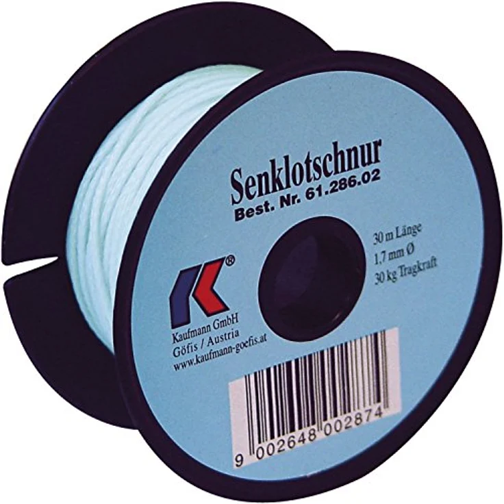 KAUFMANN Senklotschnur Polyethylen, grün, Ø 1,7 mm, Länge 50 m auf Spule