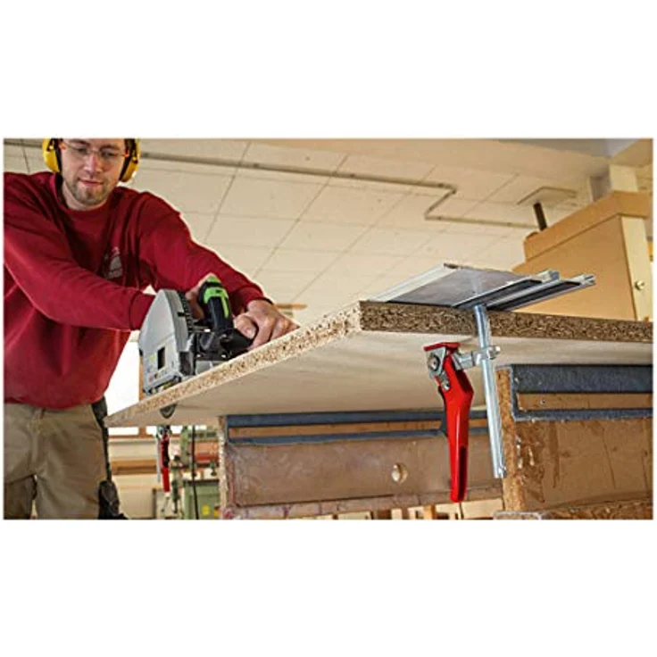 Bessey Ganzstahl-Tischzwinge mit Hebelgriff GTRH 160/60 – Bild 3