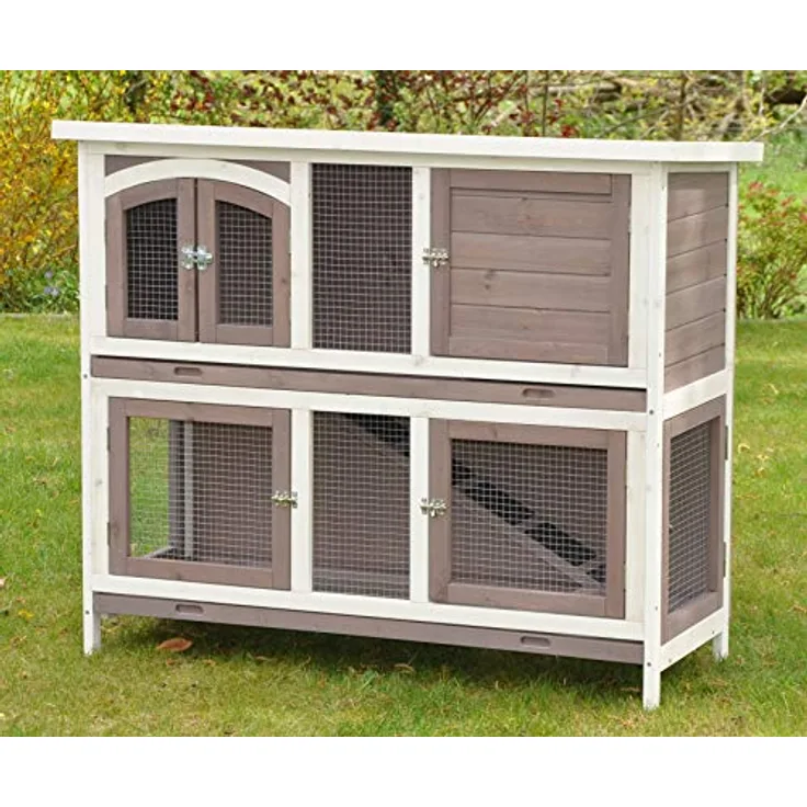 nanook System-Hasenstall Balu XXL, erweiterbar, wetterfest, 120 x 50 x 104 cm