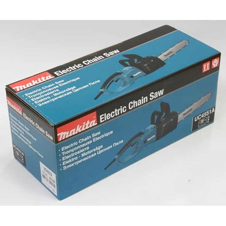 Makita UC4551A Elektro-Kettensäge 45 cm, 2.000 W, Schwarz, Blau – Bild 4