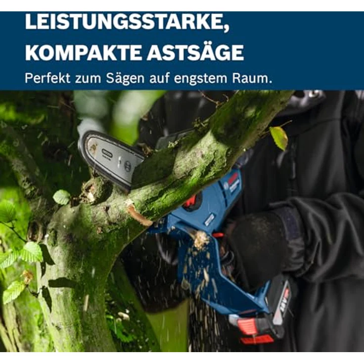 Bosch Hausgeräte GKE 18V-20 Professional, Akku Kettensäge mit bürstenlosem Motor, automatischem Kettenschmiersystem und Gyrosensor – Bild 4