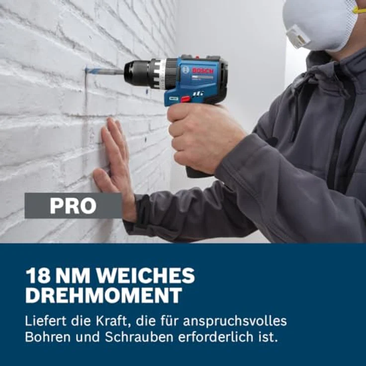 Bosch Professional Akku-Schlagbohrschrauber GSB12V-31, 12V, inkl. 2x Akku GBA, 25-teiliges Schrauberbit-Set, Werkzeugtasche – Bild 4