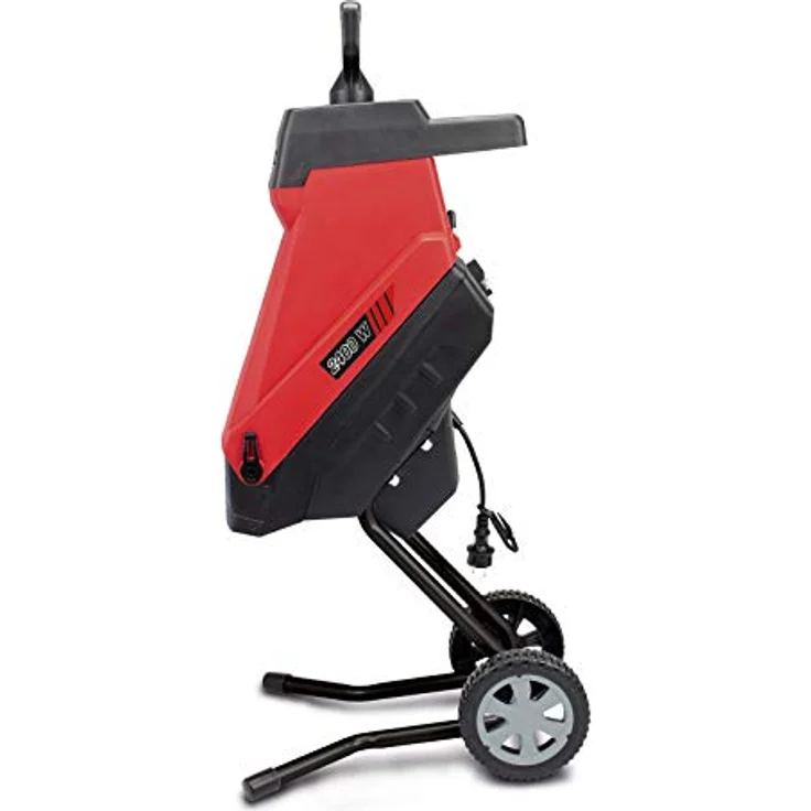 Scheppach GS55 Elektro Gartenhäcksler 2in1 Häcksler mit Fahrvorrichtung 2400W Leistung Schnittstärke 45mm 45L Fangsack 2 Messer Selbsteinzug inkl. 2x Fangsack & Nachstopfer – Bild 3