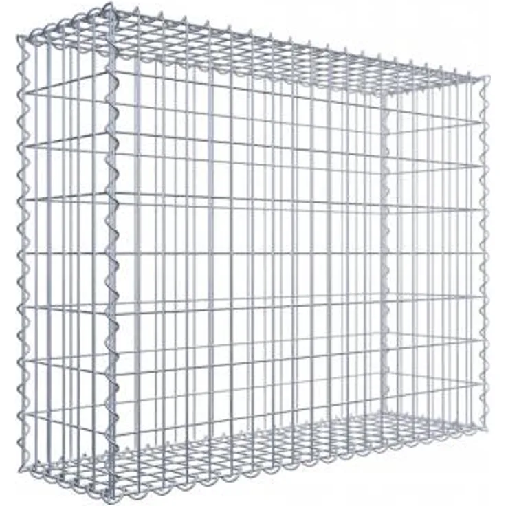 Gabiona Gabione 100 cm x 80 cm x 30 cm (L x H x T), Maschenweite 5 cm x 10 cm, Spirale