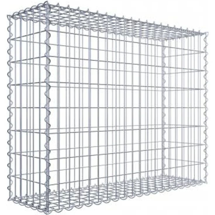 Gabiona Gabione 100 cm x 80 cm x 30 cm (L x H x T), Maschenweite 5 cm x 10 cm, Spirale