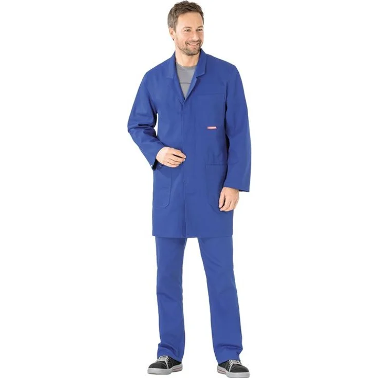 Größe 54 Herren Planam BW 290 Berufsmantel kornblau Modell 0131 – Bild 1