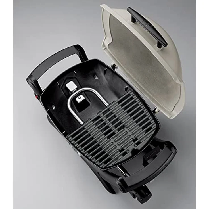 Weber Gasgrill Q 1000 mit Stand 1 Brenner und Aromaschienen Schwarz – Bild 5