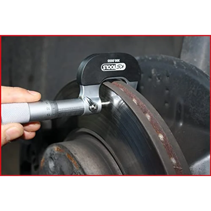 KS TOOLS Bügelmessschraube mechanisch Messbereich 0-25mm, Skalenwert 0,01mm – Bild 6