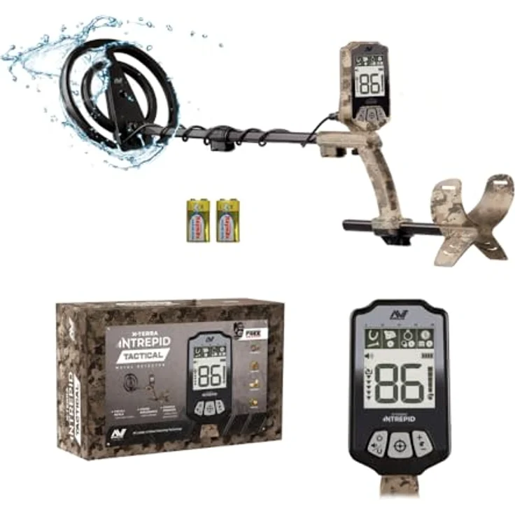 Minelab X-Terra Intrepid Tactical Metal Detector, wasserdicht bis 1 m, 10-Zoll-Spule, Pinpoint-Funktion und intuitives Bedienfeld – Bild 2