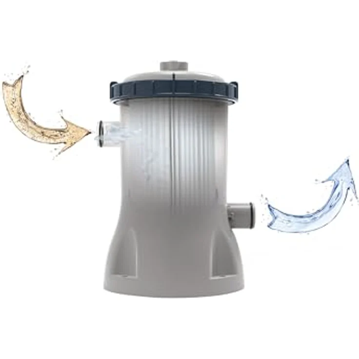 Bestway Flowclear Poolpumpe 2006L/h, Filtertyp II mit Zubehör zur Wasserreinigung – Bild 4