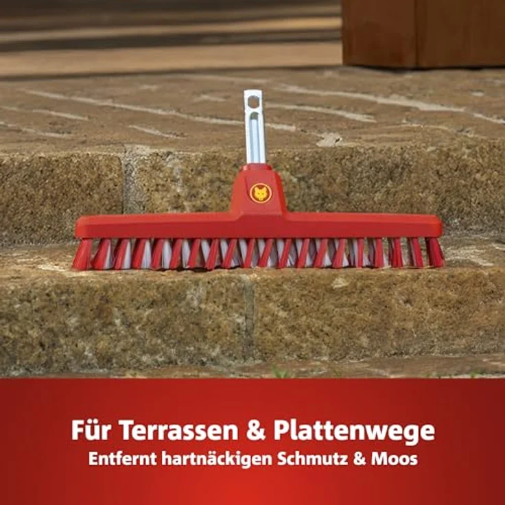 WOLF-Garten Schrubber SB 350 M Besen, rot, 35cm – Bild 3