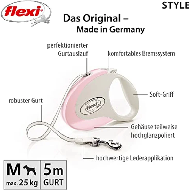 FLEXI 4000498032510 Bügel-Art Band, Rosa, 229 g – Bild 2