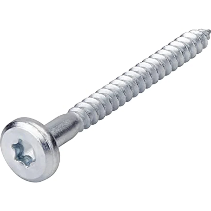 Befestigungsset für Aufhängeschienen 10 Stück Befestigungsschrauben 5,5 x 60 mm und 10 Stück Dübel 8 mm für Stein, Beton, Mauerwerk zum Befestigen von Wandschienen für Schrankaufhänger von SOTECH – Bild 4