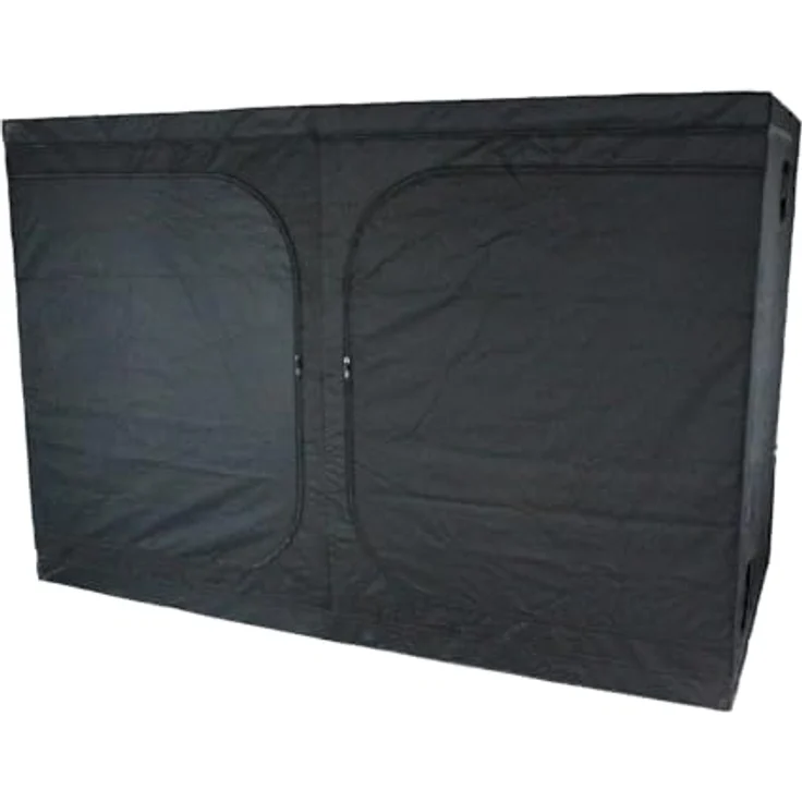 Hongyi Growbox 300x150x200 cm, Indoor Anzucht Growzelt Pflanzenzelt Schwarz mit hochreflektierender Aluminiumfolie – Bild 4