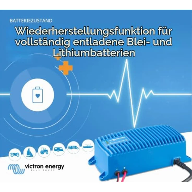 Victron Blue Smart 24/8 IP67 Ladegerät 24V / 230 Volt – Bild 4
