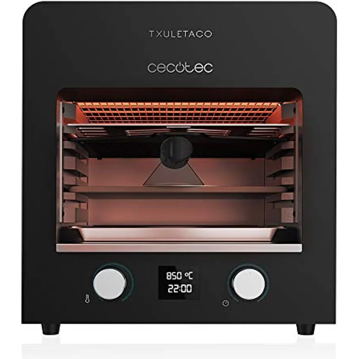 Elektrogrill Cecotec Txuletaco 8000 Inferno 850C 2200W 31 x 35,5 x 36,5 cm Schwarz – Bild 2
