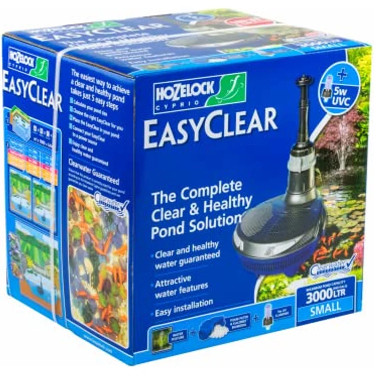 Hozelock 1760 Easyclear 3000 Alles in einem Teichfilter UVC – Bild 3